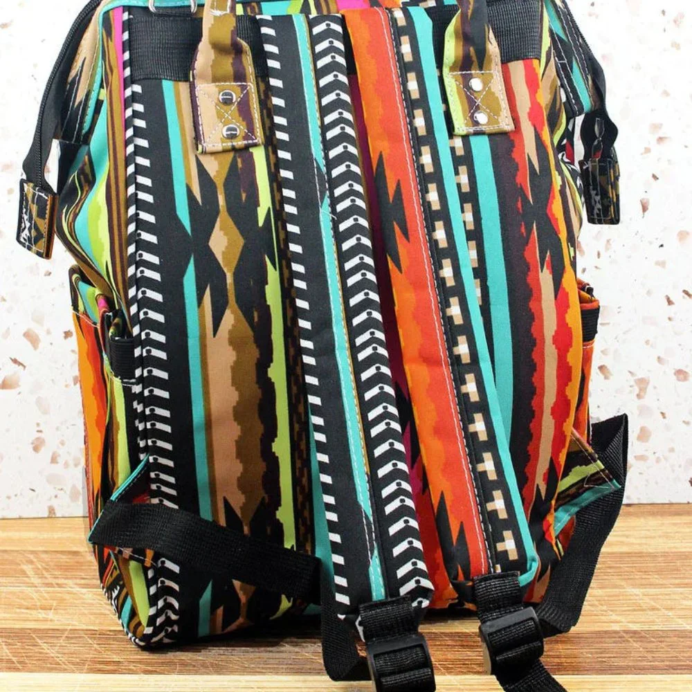 WESTERN SAN JOSE SERAPE DIAPER BAG BACKPACK